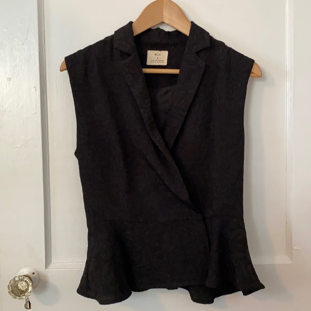 Pins and Needles peplum vest top